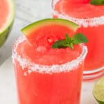 watermelon margaritas pin collage