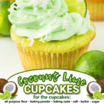 coconut lime cupcakes facebook collage