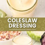 coleslaw dressing pin collage