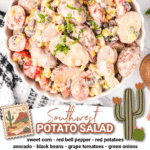 southwest potato salad facebook collage
