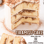 tiramisu cake facebook collage