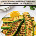 grilled parmesan zucchini facebook collage 2