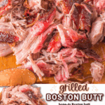 grilled boston butt facebook collage