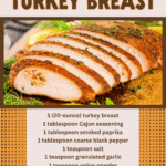 smoked cajun turkey breast facebook collage