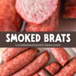smoked brats pin collage