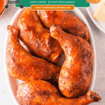 smoked chicken legs facebook collage