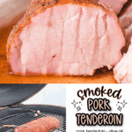 smoked pork tenderloin facebook collage