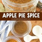 apple pie spice pin collage