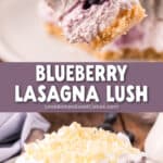 blueberry lasagna lush pin collage