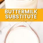 buttermilk substitute pin collage
