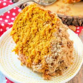 Pumpkin Streusel Coffee Cake