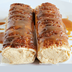 Pumpkin Spice Cheesecake Enchiladas