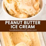 peanut butter ice cream pin collage