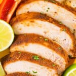 smoked mexican turkey breast pin collage