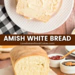 amish white bread pin collage