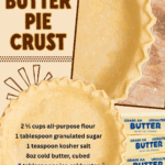 butter pie crust facebook collage