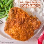 air fryer bone in pork chops facebook square
