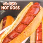 air fryer hot dogs facebook square