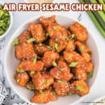 air fryer sesame chicken facebook square