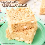 browned butter rice crispy treats facebook square