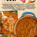 cabbage roll soup facebook collage
