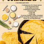cheddar onion cornbread facebook collage