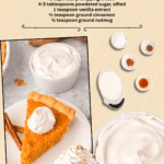 spiced whipped cream facebook collage