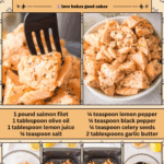 air fryer salmon bites facebook collage