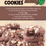 chocolate mint chip cookie facebook collage 1