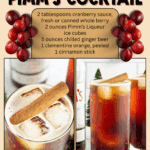 cranberry pimm's cocktail facebook collage