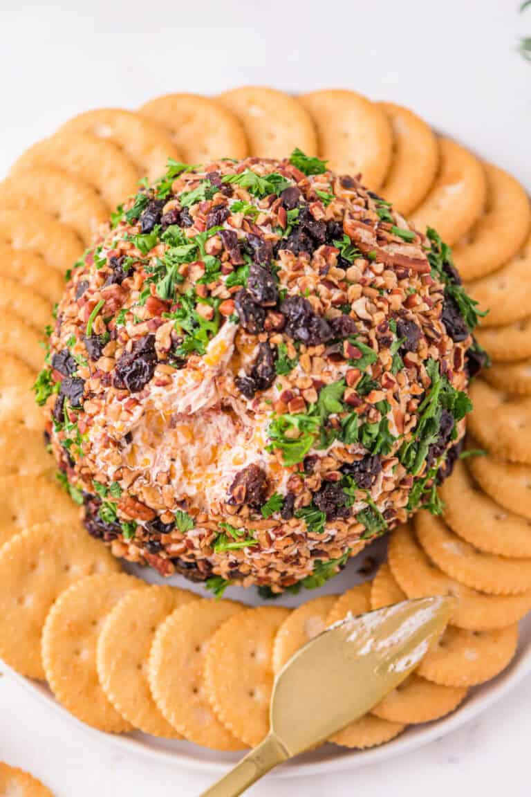 Cheeseball Raffle Holiday Cheese Ball - Love Bakes Good Cakes
