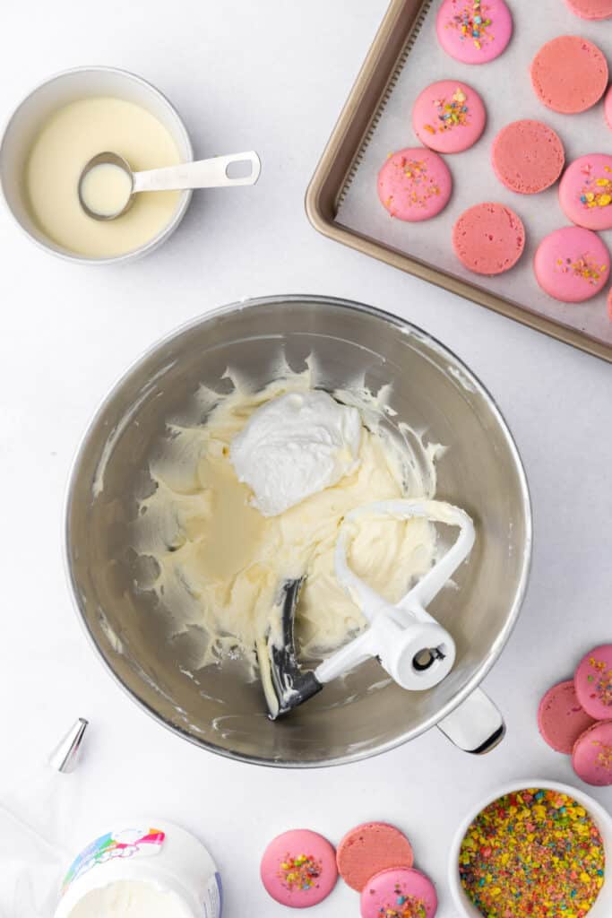 condensed milk added to buttercream for filling