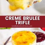 creme brulee trifle pin collage