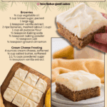 banana bread brownies facebook collage