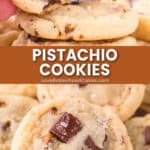 pistachio cookies pin collage