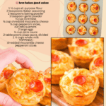pizza muffins facebook collage