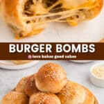 burger bombs pin collage