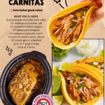 slow cooker carnitas facebook collage