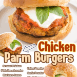 chicken parm burgers facebook collage 2