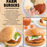 chicken parm burgers facebook collage 1