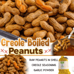 creole boiled peanuts facebook collage 3