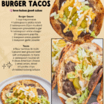 smashed burger tacos facebook collage