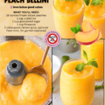 frozen peach bellini facebook collage
