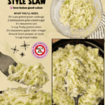 southern style slaw facebook collage