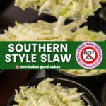 southern style slaw pin collage