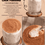 tiramisu chia pudding facebook collage