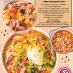 chicken taco soup facebook collage