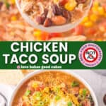 chicken taco soup pin collage 1