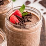 chocolate chia pudding pin collage 2