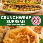 crunchwrap supreme pin collage 1